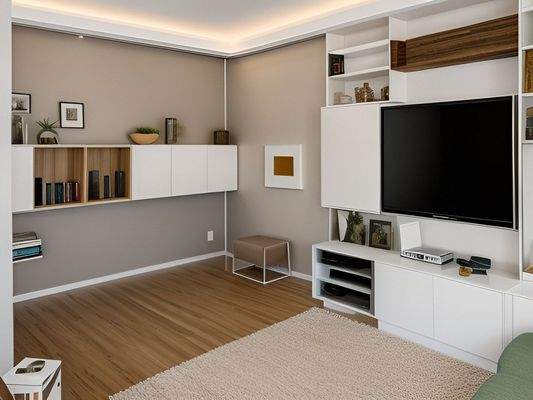 Wohnzimmer, KI -generiert