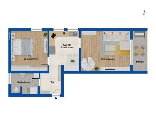 Grundriss 2. Obergeschoss