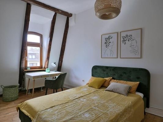 Blick ins hintere Schlafzimmer