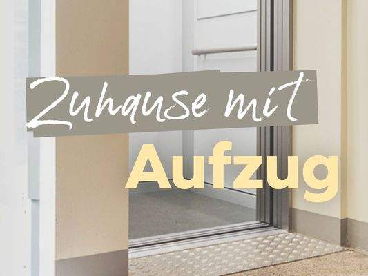 Einziehen in eine Wohnung mit Aufzug