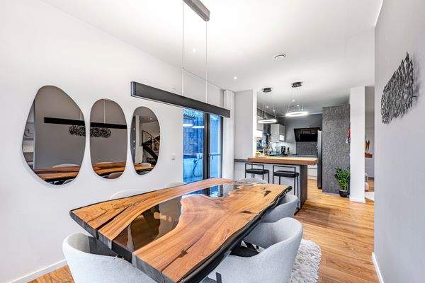 Offener Ess- und Kochbereich im Erdgeschoss