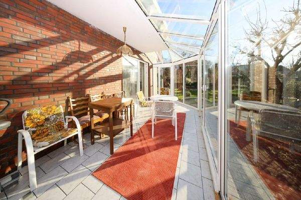 Wintergarten mit Fußbodenheizung