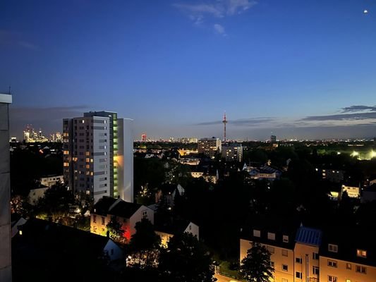 Ausblick Dachterrasse bei Nacht