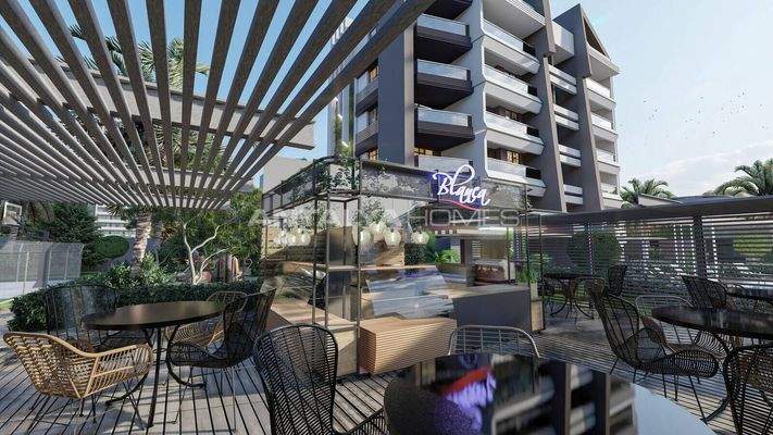 Flats with a Pool in Altıntaş Near the Airport