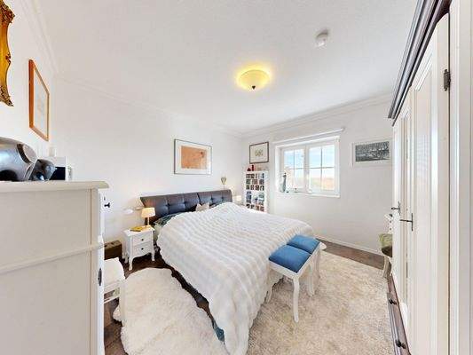 Schlafzimmer im Erdgeschoss - Wohnung 1