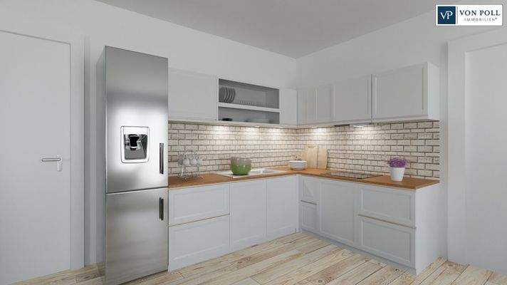 Ansicht Wohnen / Essen / Kochen