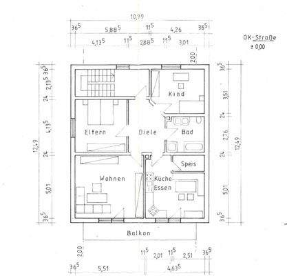 Grundriss Obergeschoss
