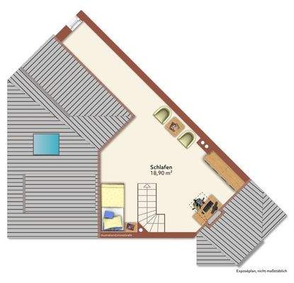 Grundriss Spitzboden