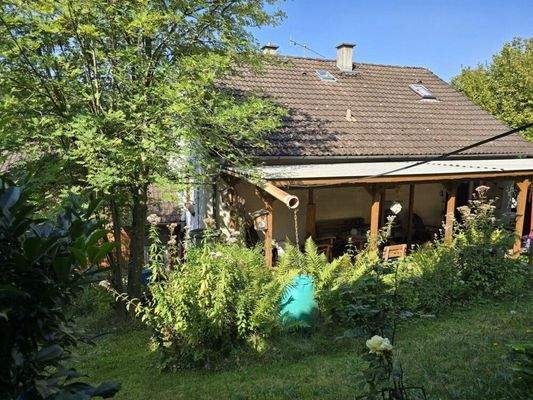 Blick auf die Terrasse