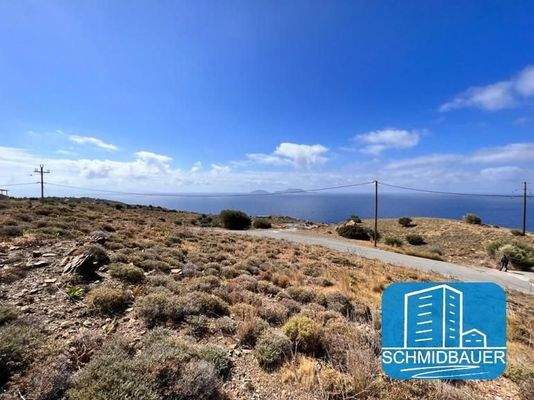 Kreta, Agios Pavlos: Grundstück mit herrlichem Blick auf das Libysche Meer zu verkaufen