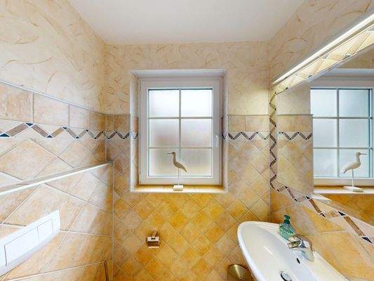 Gäste-WC im Erdgeschoss