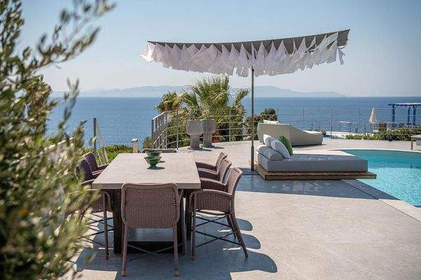 Kreta, Tersana: Wunderschöne Villa mit atemberaubendem Meer- und Sonnenuntergangsblick zu verkaufen