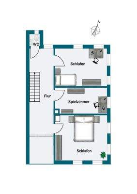 Wohnung im Haupthaus