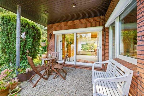 Überdachte Terrasse