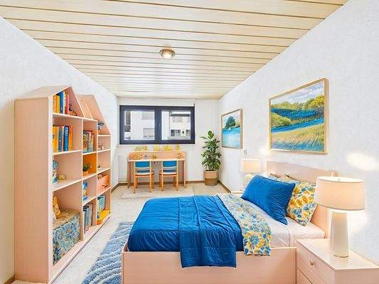 Mustermöbilierung Kind 