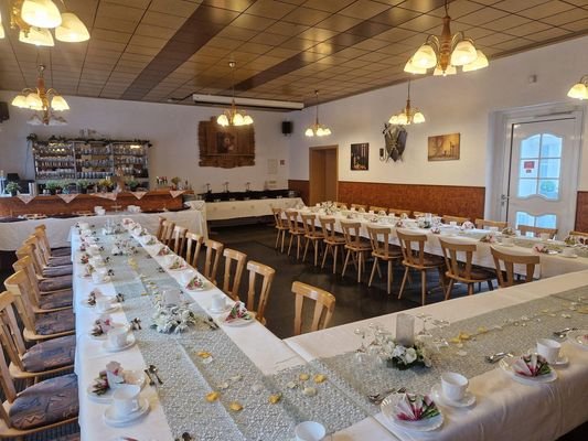 Kaminzimmer für Feiern