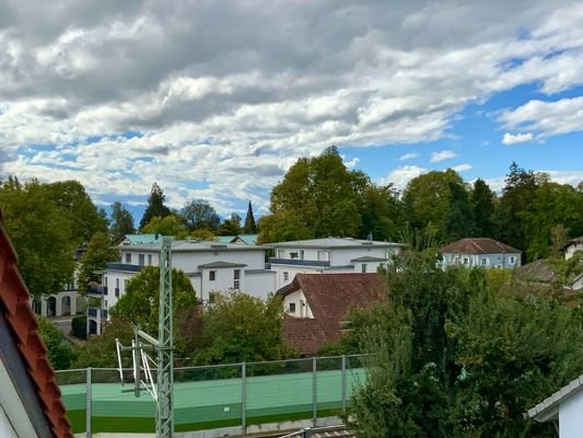 Aussicht vom Balkon