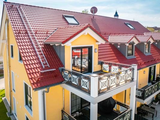 Blick auf die Terrasse