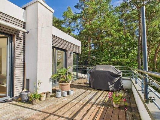 Sonnige Dachterrasse