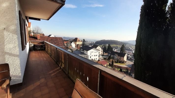 Aussicht vom Balkon