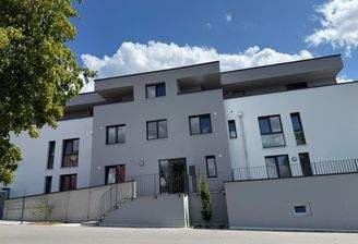 Ansicht Haus B Eingangsseite