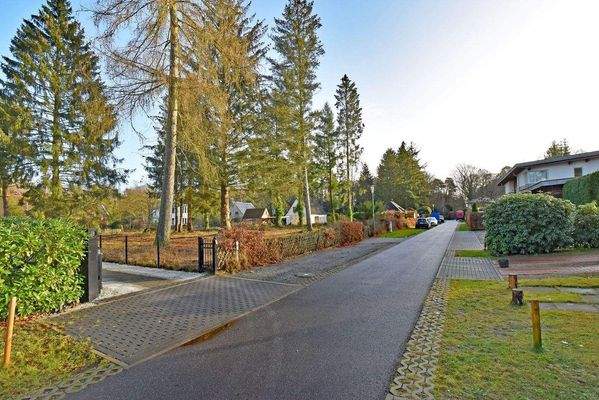 in einer ruhigen Seitenstraße