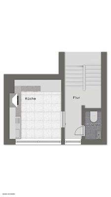 Grundriss Zwischenetage Erdgeschoss - Obergeschoss