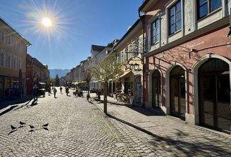 Die Murnauer Fußgängerzone