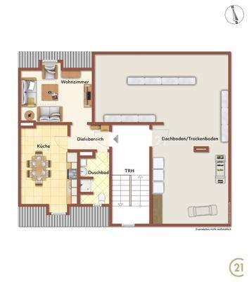 Grundriss Dachgeschoss