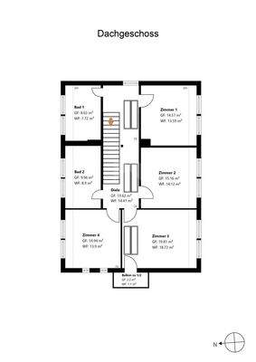 Grundriss Obergeschoss