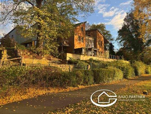 Die Hausansicht vom Weserradweg