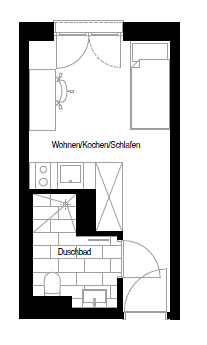 Grundriss Wohnungstyp S