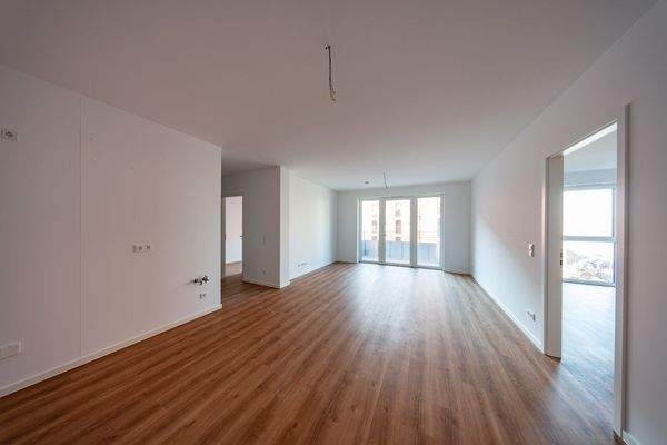 Beispielbild offener Wohn- und Küchenbereich