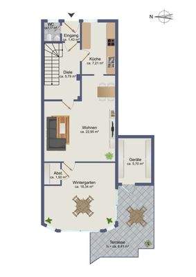 Grundriss Erdgeschoss