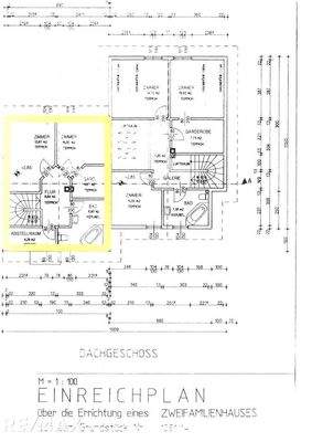 Grundriss Dachgeschoß