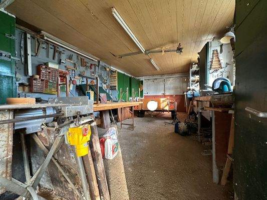 Werkstatt im Gartenhaus