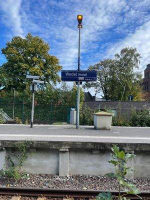 Bahnsteig Wedel Holst