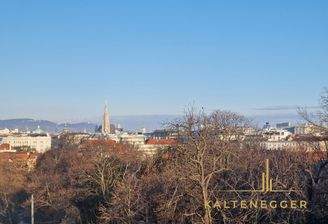 Aussicht von der Loggia aus auf den Stephansdom
