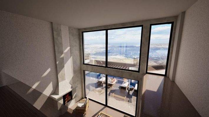 Kreta, Malaxa: Neubau-Projekt! Villa am Hang mit Panoramablick auf die Souda-Bucht zu verkaufen