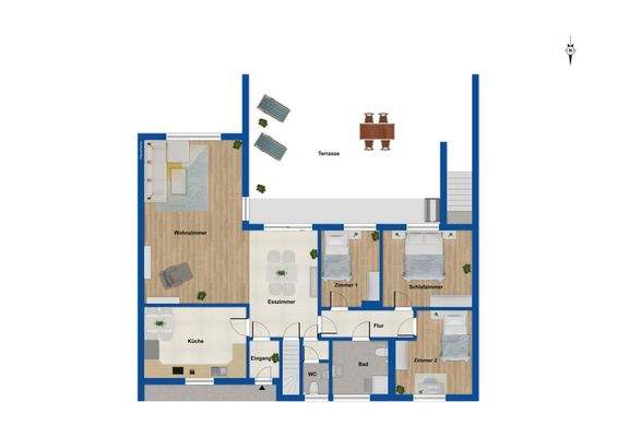 Grundriss Erdgeschoss