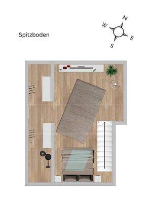 Dachgeschoss Spitzboden