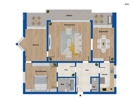 Grundriss 1. Obergeschoss