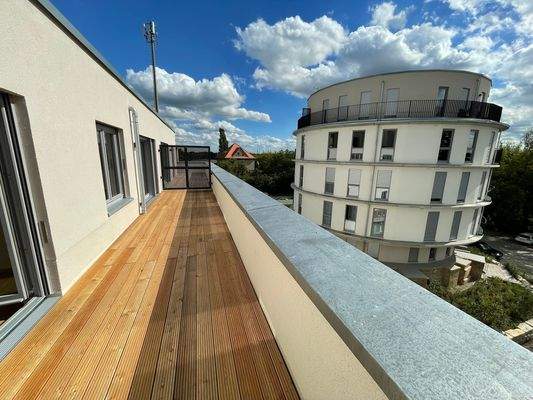 Moderne Dachterrasse