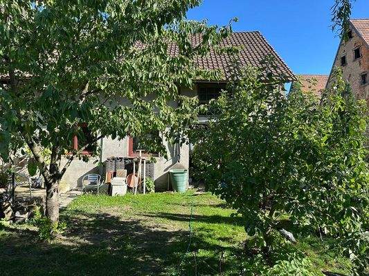 Rückseite - Gartenseite - Scheune