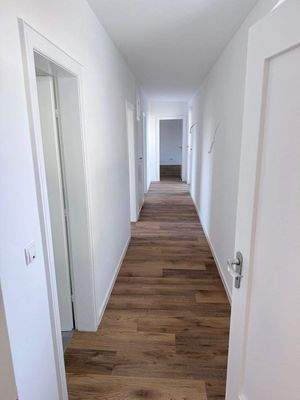 Der Flur zum Schlafbereich

