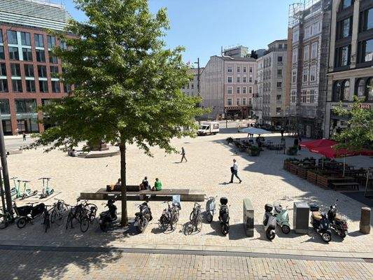 Blick auf dem Gänsemarkt
