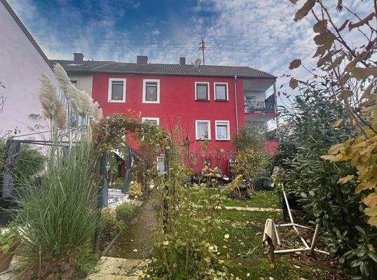 Rückansicht mit Garten