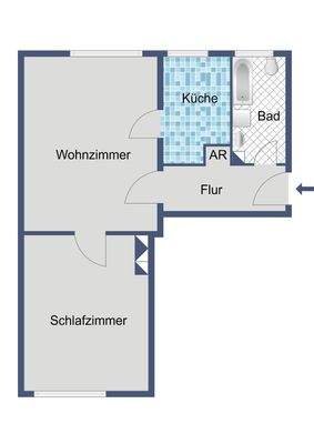Grundriss 2. OG rechts