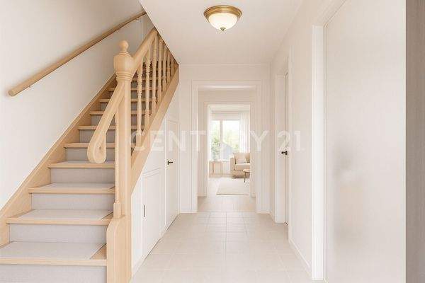 Flur: Mit KI bearbeitetes Bild.