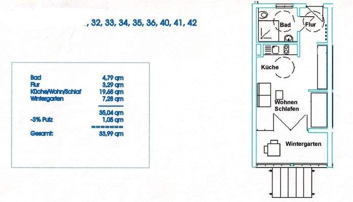 Dachgeschoss mit Wintergarten Meergasse